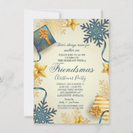 Uitnodiging voor kerstfeestelijke feestdagen