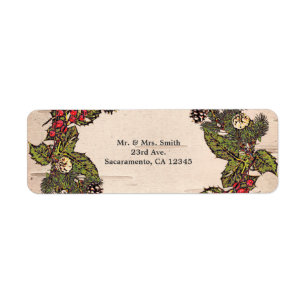  uitnodiging voor kerstfeestelijke feestdagen etiket