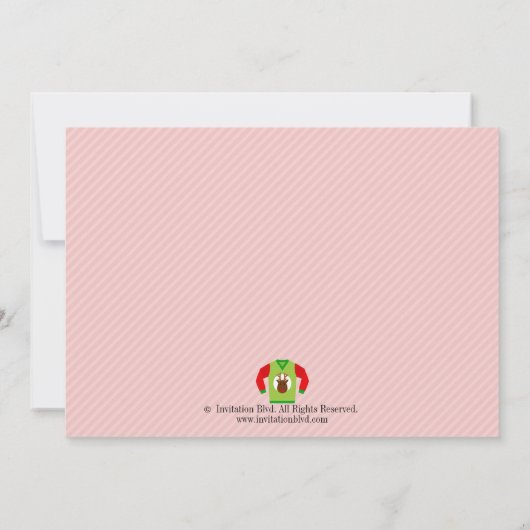 Uitnodiging voor kerstfeestelijke feestdagen met e (Achterkant)