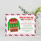 Uitnodiging voor kerstfeestelijke feestdagen met e (Staand voorkant)