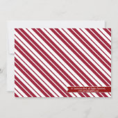 Uitnodiging voor kerstfeestelijke feestdagen met e (Achterkant)