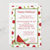 Uitnodiging voor kerstfeestelijke viering van Red  (Voorkant / Achterkant)