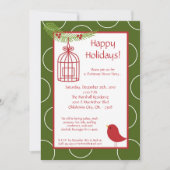 Uitnodiging voor kerstfeestelijke viering van Red (Voorkant)