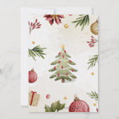 Uitnodiging voor Kerstfeestviering (Achterkant)