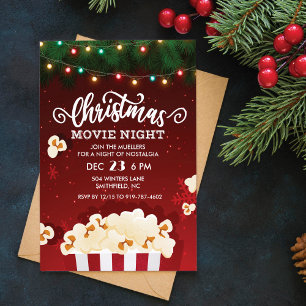 Uitnodiging voor kerstfilm Night
