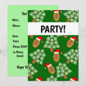 Uitnodiging voor kerstFootball (Voorkant / Achterkant)