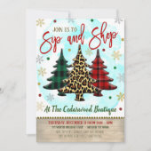 Uitnodiging voor kerstinkopen (Voorkant)