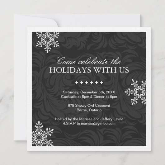 Uitnodiging voor kerstkaarten (Voorkant)