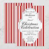 Uitnodiging voor kerstkandriet (Voorkant / Achterkant)