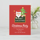 Uitnodiging voor kerstkerstkerstkerstkerstkerstfee (Staand voorkant)