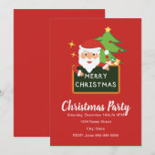 Uitnodiging voor kerstkerstkerstkerstkerstkerstfee (Voorkant / Achterkant)