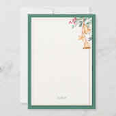 Uitnodiging voor kerstklokken (Achterkant)