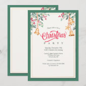 Uitnodiging voor kerstklokken (Voorkant / Achterkant)