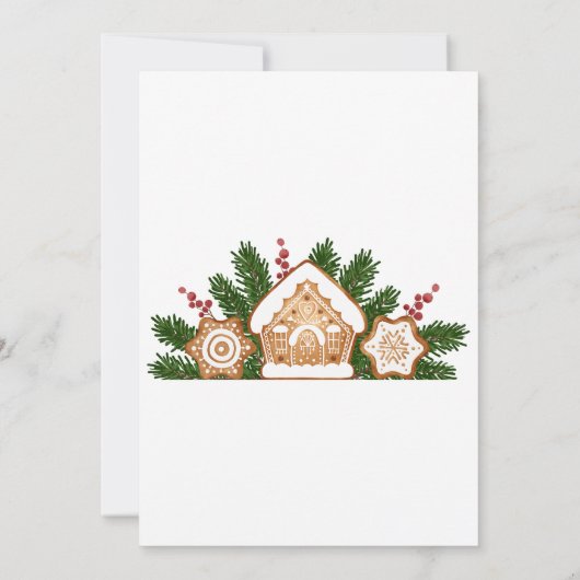 Uitnodiging voor kerstkoekjesuitwisseling (Achterkant)