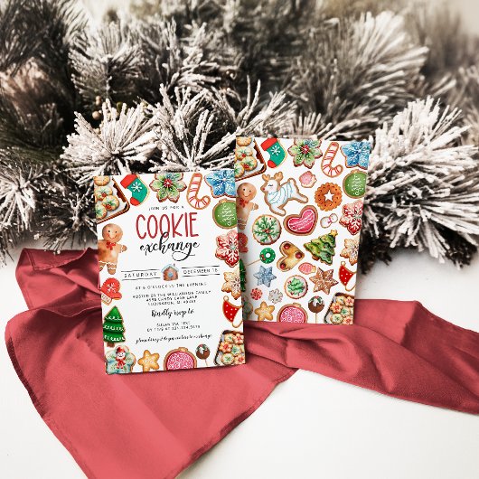 Uitnodiging voor kerstkoekjesuitwisseling