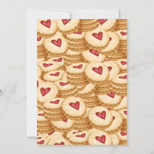 Uitnodiging voor kerstkoekjesuitwisseling (Achterkant)