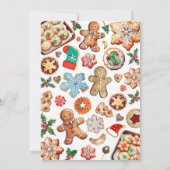 Uitnodiging voor kerstkoekjesuitwisseling (Achterkant)