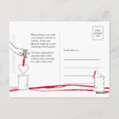 Uitnodiging voor kerstkoekjeswisselaar (Achterkant)