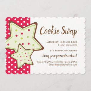 Uitnodiging voor kerstkoekjeswisselaar