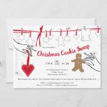 Uitnodiging voor kerstkoekjeswisselaar