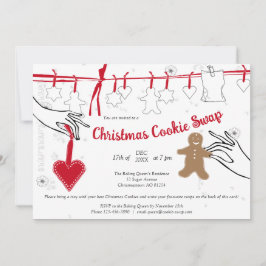 Uitnodiging voor kerstkoekjeswisselaar