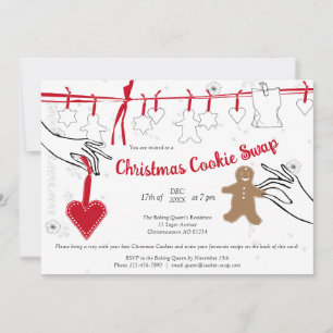Uitnodiging voor kerstkoekjeswisselaar