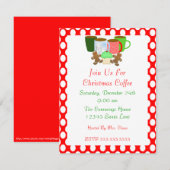 Uitnodiging voor kerstkoffie (Voorkant / Achterkant)