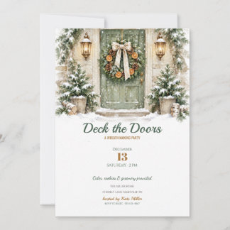 Uitnodiging voor Kerstkrans Maakfeest 'Deck the Do