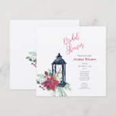 Uitnodiging voor kerstlantaarn (Voorkant / Achterkant)