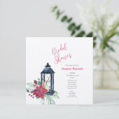 Uitnodiging voor kerstlantaarn (Staand voorkant)