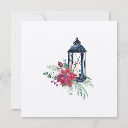 Uitnodiging voor kerstlantaarn (Achterkant)