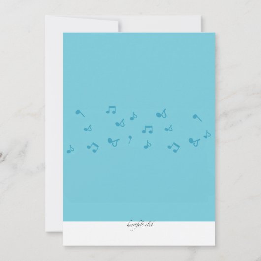 Uitnodiging voor Kerstliedjeszangers (Achterkant)