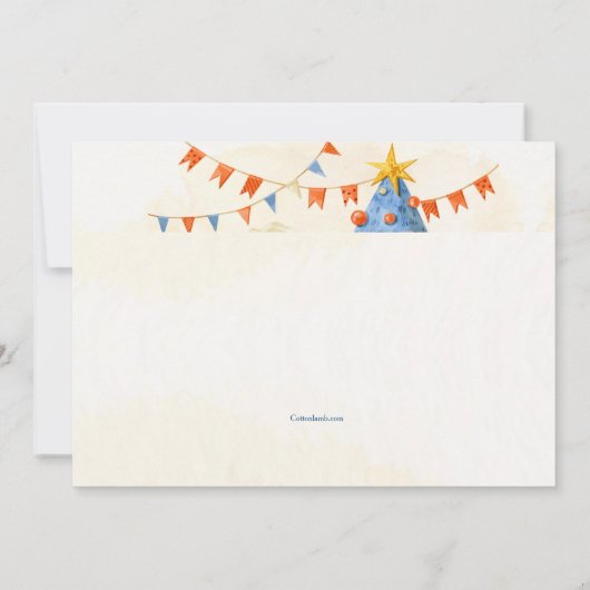 Uitnodiging voor kerstmarkt (Achterkant)