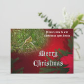 Uitnodiging voor kerstmis (Staand voorkant)