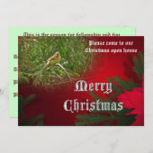 Uitnodiging voor kerstmis (Voorkant / Achterkant)