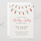 uitnodiging voor kerstmis (Voorkant / Achterkant)