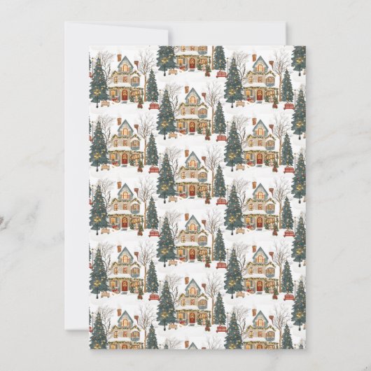 Uitnodiging voor kerstmis (Achterkant)