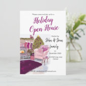 Uitnodiging voor kerstmis (Staand voorkant)