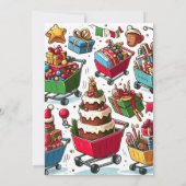 Uitnodiging voor Kerstmis (Achterkant)