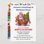 Uitnodiging voor Kerstmis (Voorkant / Achterkant)