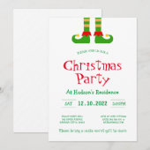 Uitnodiging voor Kerstmis (Voorkant / Achterkant)