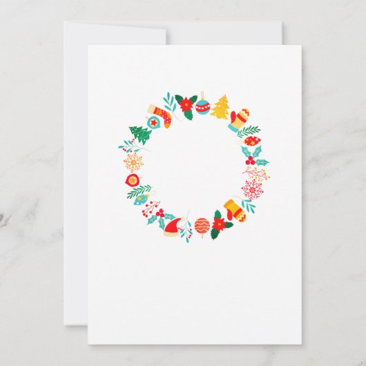 Uitnodiging voor kerstmis Brunch (Achterkant)