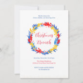 Uitnodiging voor kerstmis Brunch (Voorkant)