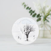 Uitnodiging voor kerstmis en nieuwjaar Fairy Tale  (Staand voorkant)