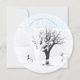 Uitnodiging voor kerstmis en nieuwjaar Fairy Tale 