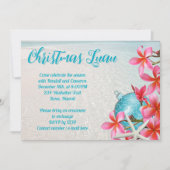 Uitnodiging voor Kerstmis in Hawaiian (Voorkant)