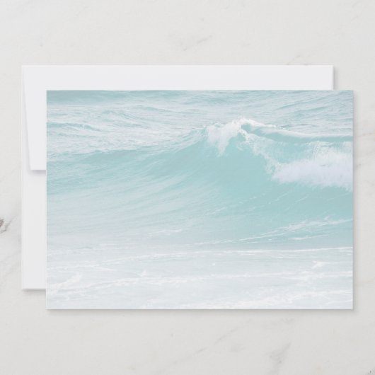 Uitnodiging voor Kerstmis in Hawaiian (Achterkant)