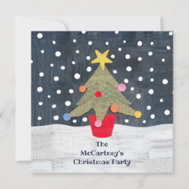 Uitnodiging voor kerstmis op maat
