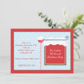 Uitnodiging voor Kerstmis op Noordpool (Staand voorkant)