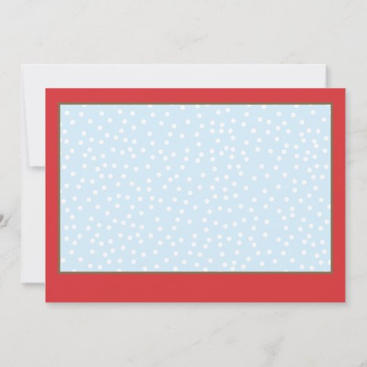 Uitnodiging voor Kerstmis op Noordpool (Achterkant)